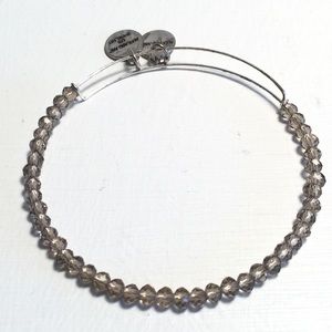 Alex and Ani Crescent Moon Brilliance Wire Bangle